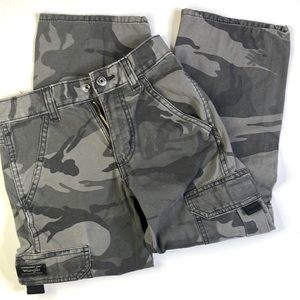 WRANGLER BOY'S CAMO PRINT PANTS 7 SLIM